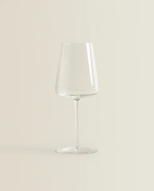 ZARA Home Conical Crystalline Wine Glass