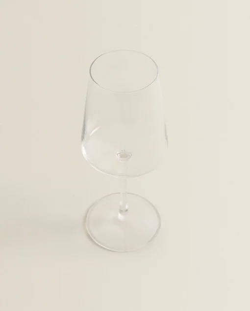 ZARA Home Conical Crystalline Wine Glass