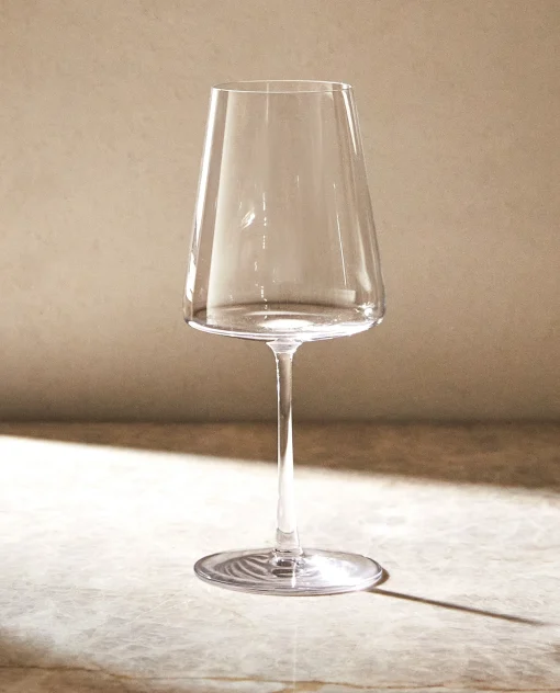 ZARA Home Conical Crystalline Wine Glass