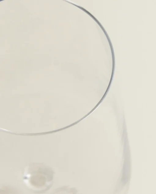 ZARA Home Conical Crystalline Wine Glass