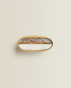 ZARA Home Contrast Marble Door Knob (Pack Of 2)