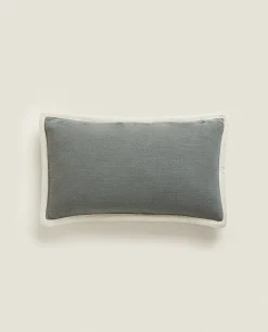 ZARA Home Contrast Throw Pillow Cover