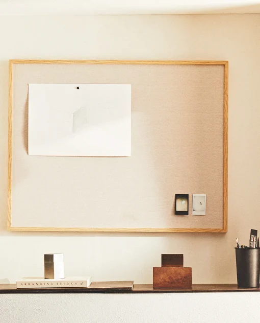 ZARA Home Cork Board With Linen