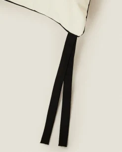 ZARA Home Cotton Back Cushion With Piping