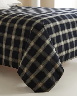 ZARA Home Cotton Check Duvet Cover