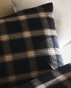 ZARA Home Cotton Check Pillowcase