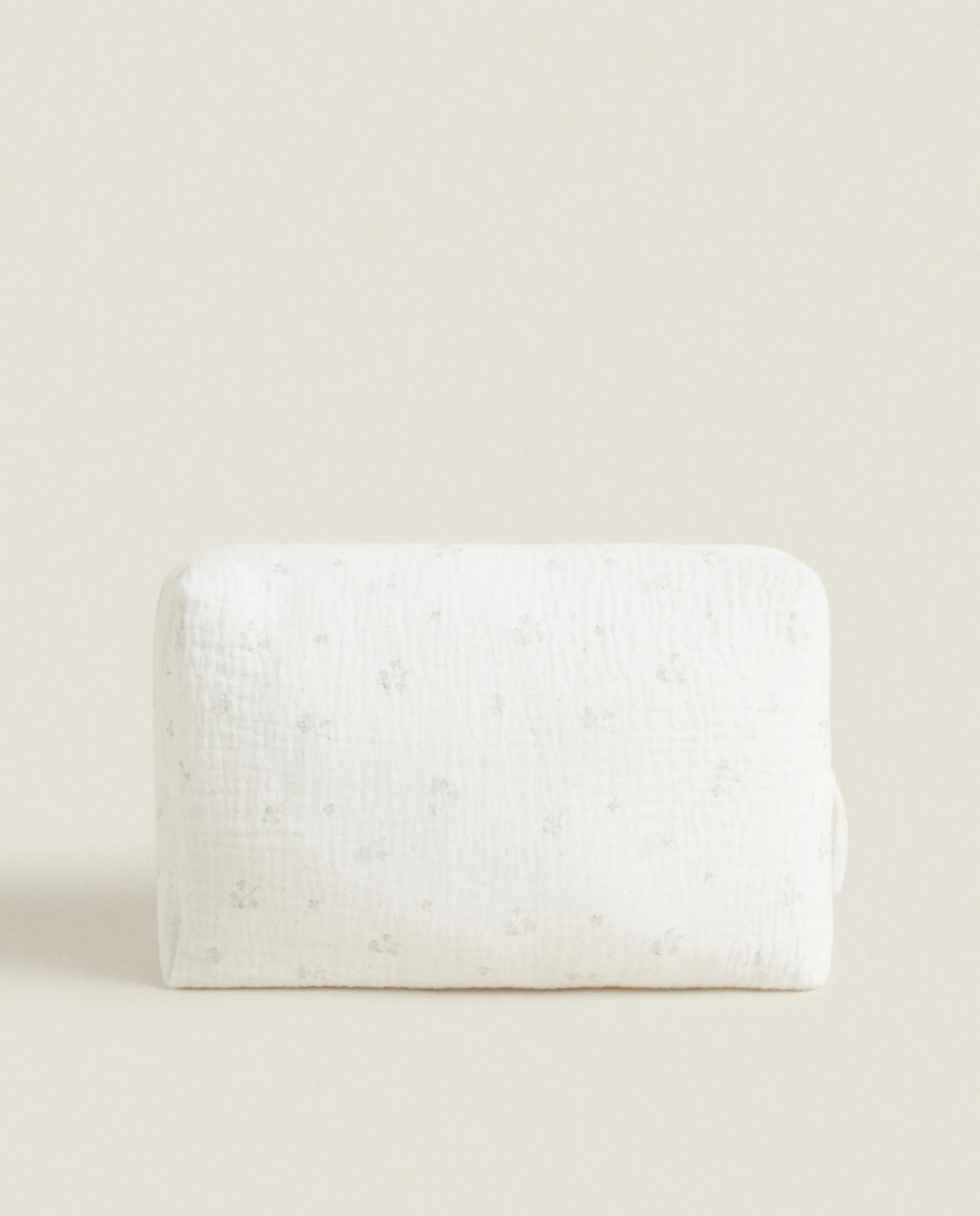 ZARA Home Cotton Chiffon Clover Cosmetic Bag