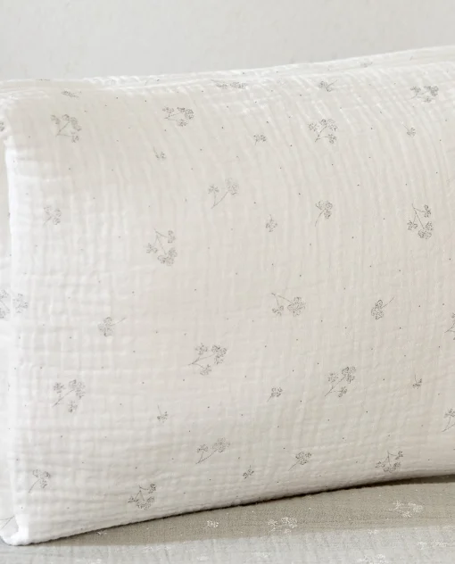 ZARA Home Cotton Chiffon Clover Cosmetic Bag