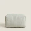 ZARA Home Cotton Chiffon Clover Cosmetic Bag