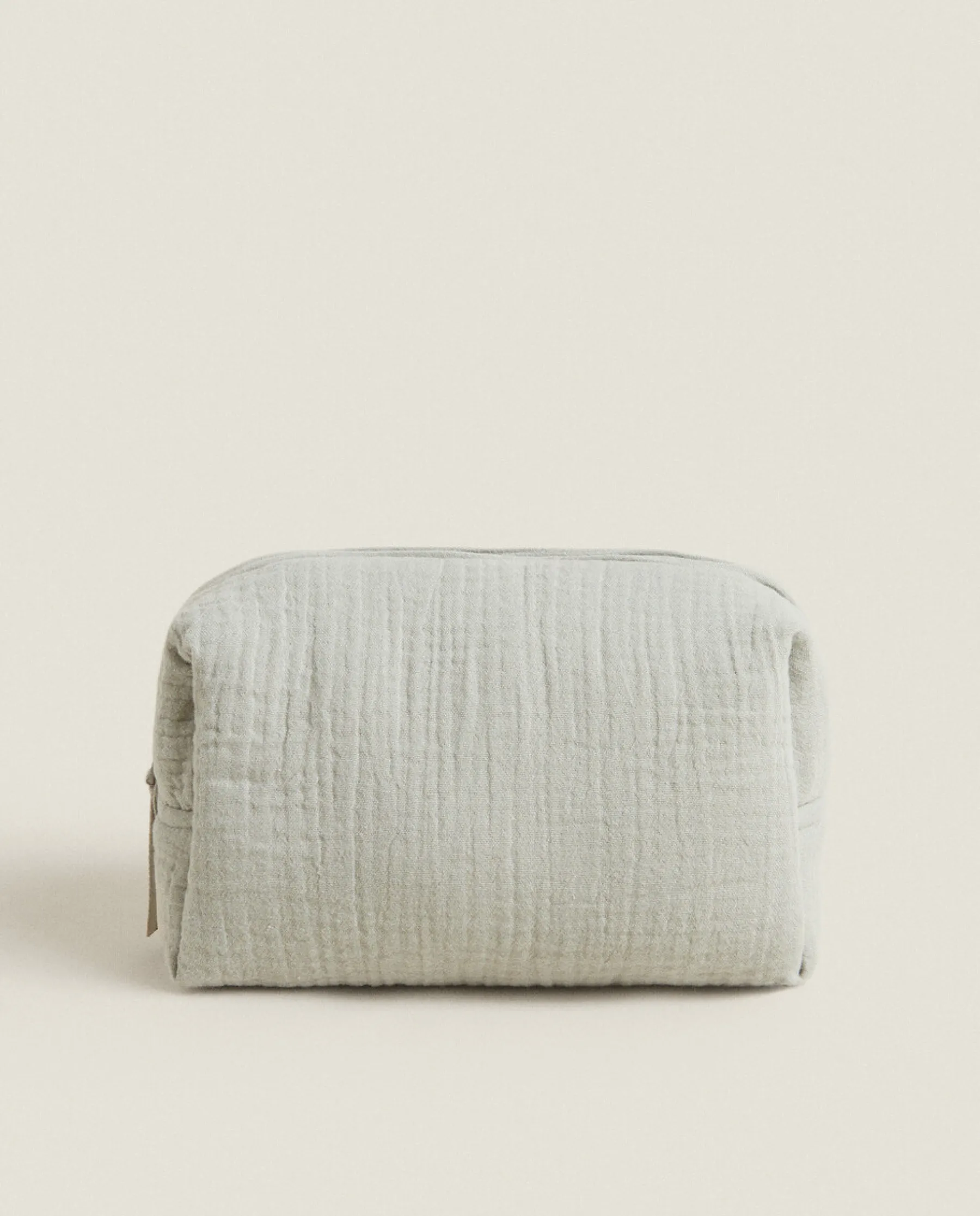 ZARA Home Cotton Chiffon Clover Cosmetic Bag