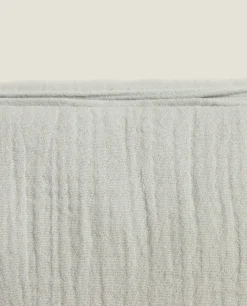 ZARA Home Cotton Chiffon Clover Cosmetic Bag