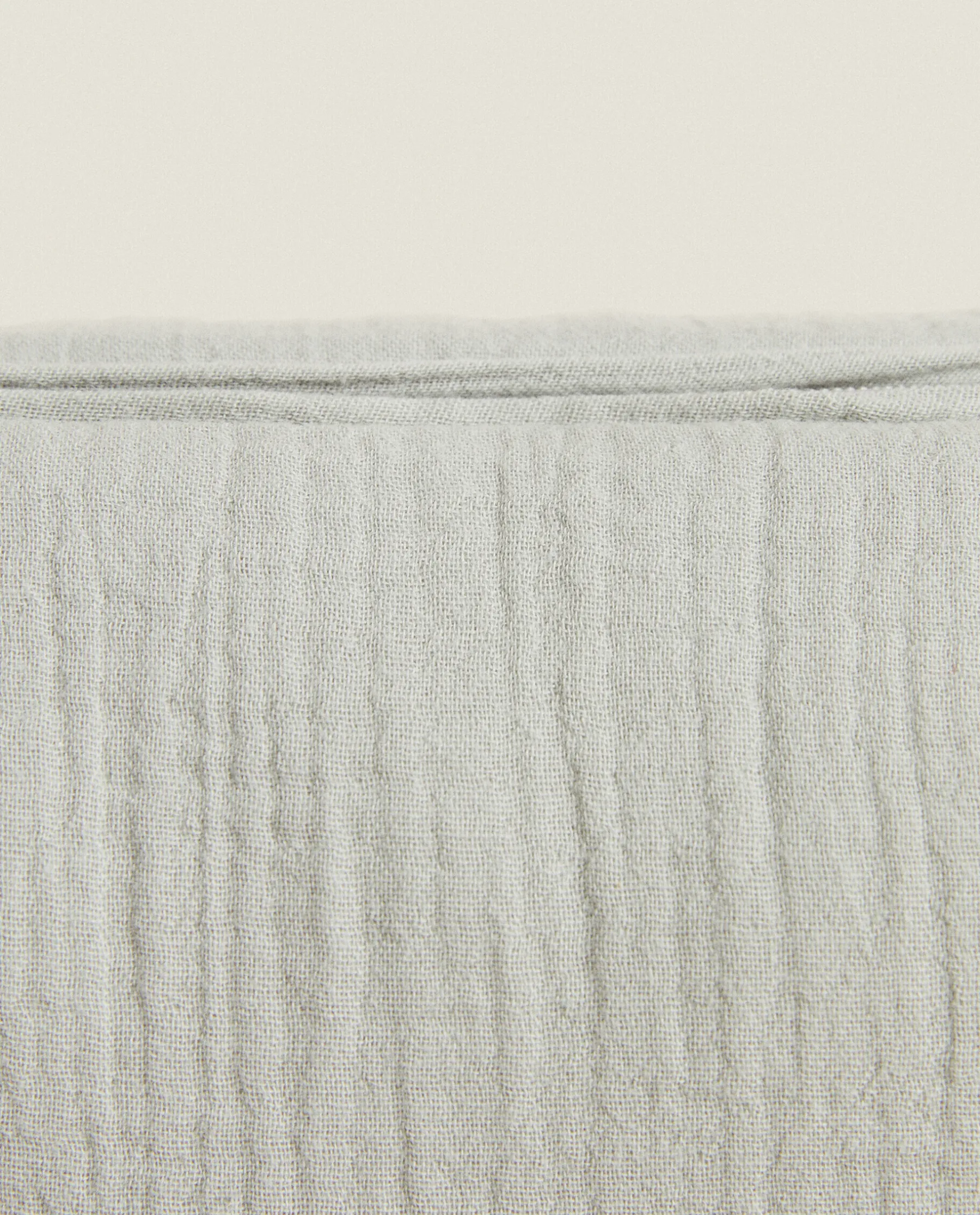 ZARA Home Cotton Chiffon Clover Cosmetic Bag