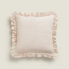 ZARA Home Cotton Jacquard Throw Pillow Cover