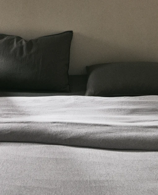 ZARA Home Cotton Jersey Duvet Cover
