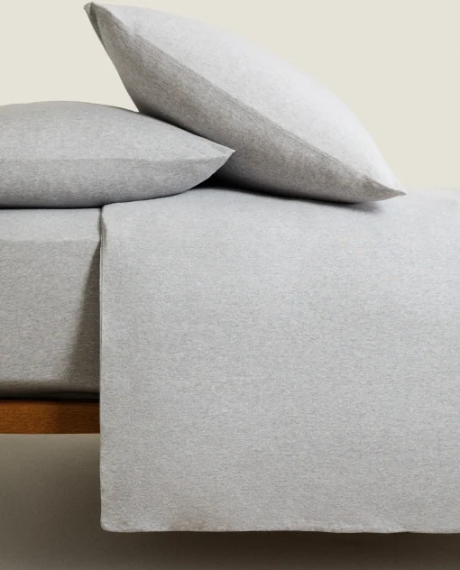 ZARA Home Cotton Jersey Duvet Cover