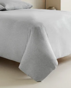 ZARA Home Cotton Jersey Duvet Cover