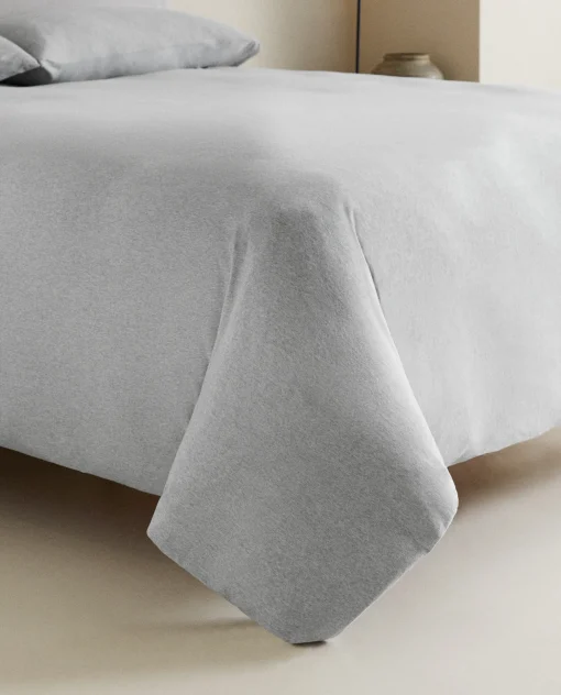ZARA Home Cotton Jersey Duvet Cover
