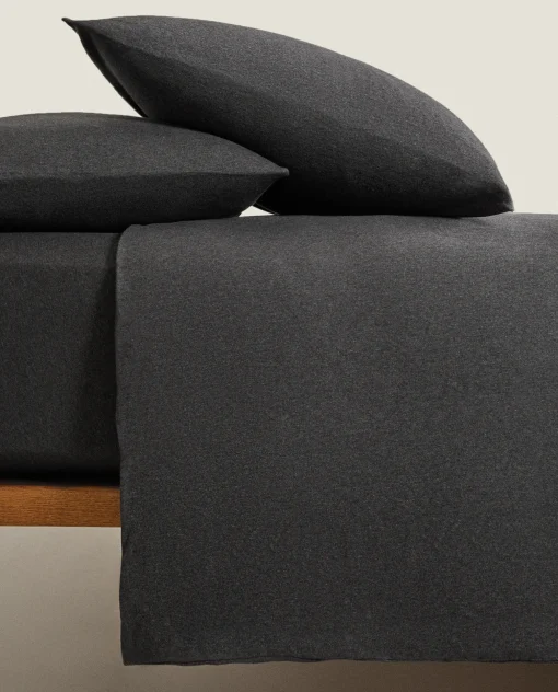 ZARA Home Cotton Jersey Duvet Cover