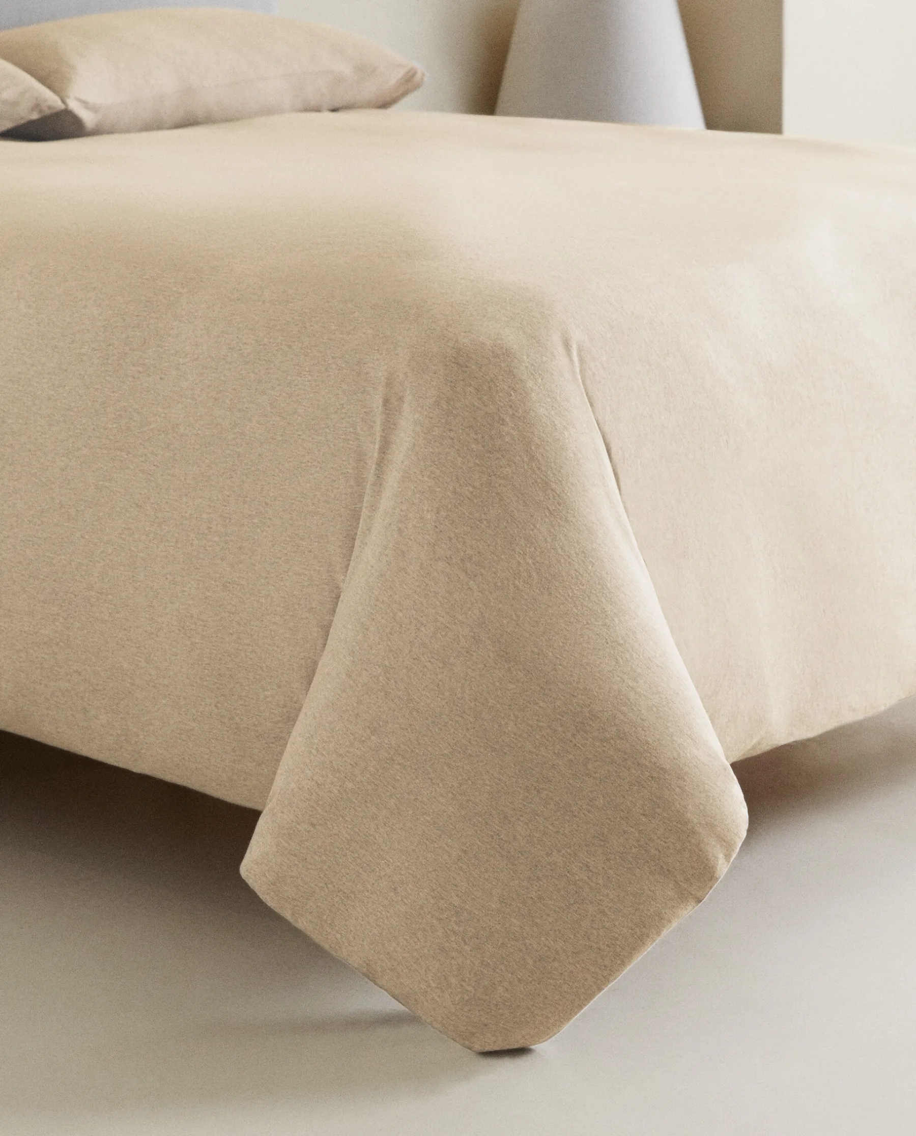 ZARA Home Cotton Jersey Duvet Cover