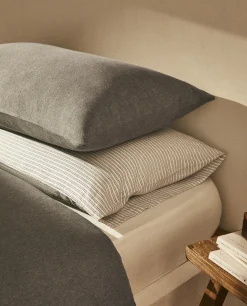 ZARA Home Cotton Jersey Pillowcase
