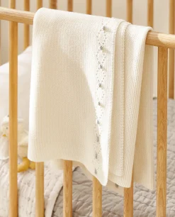 ZARA Home Cotton Knit Blanket