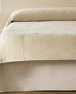 ZARA Home Cotton Pique Bedskirt