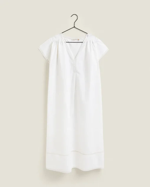 ZARA Home Cotton Poplin Nightgown