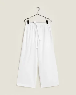ZARA Home Cotton Poplin Pants