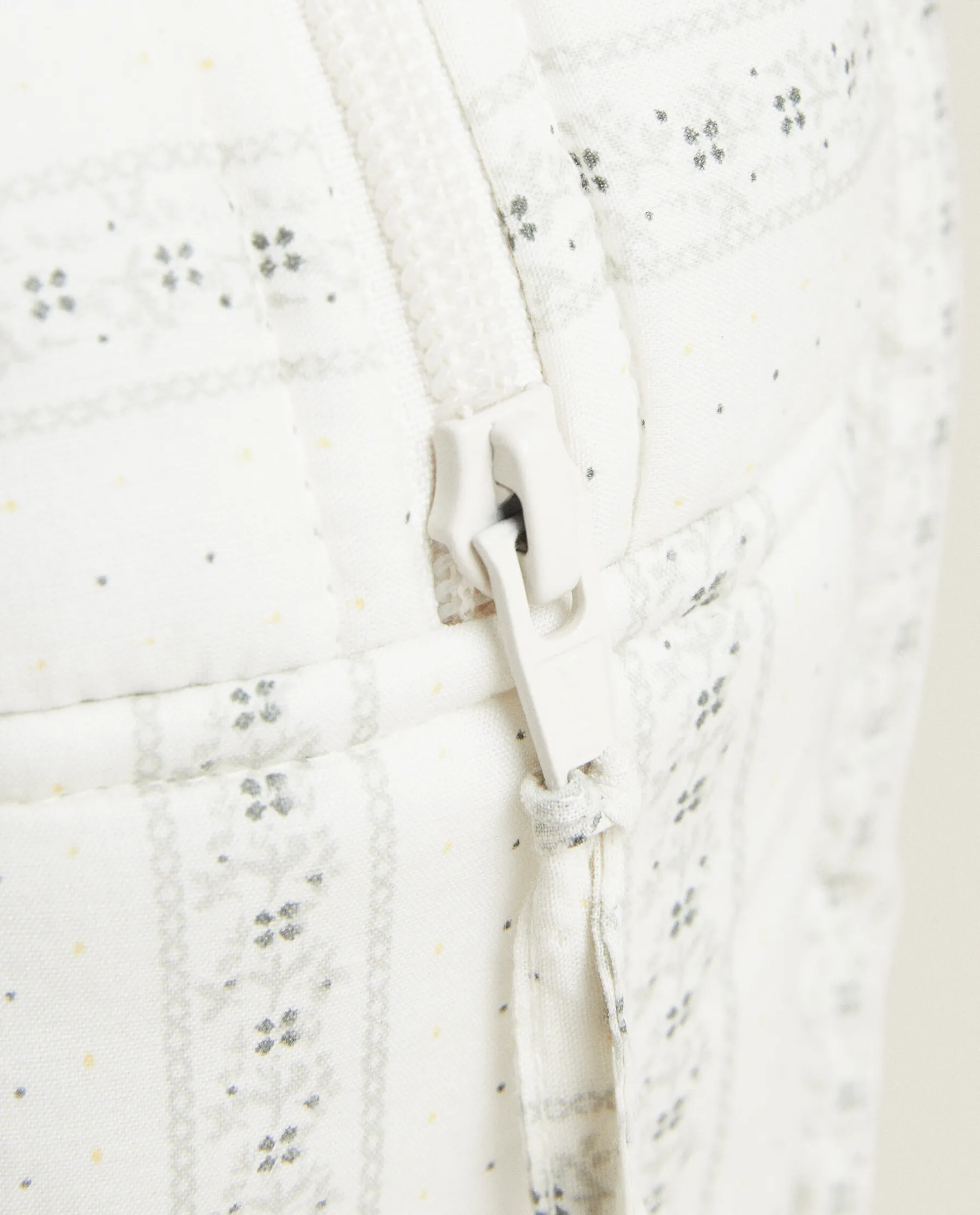 ZARA Home Cotton Toiletry Bag With Border