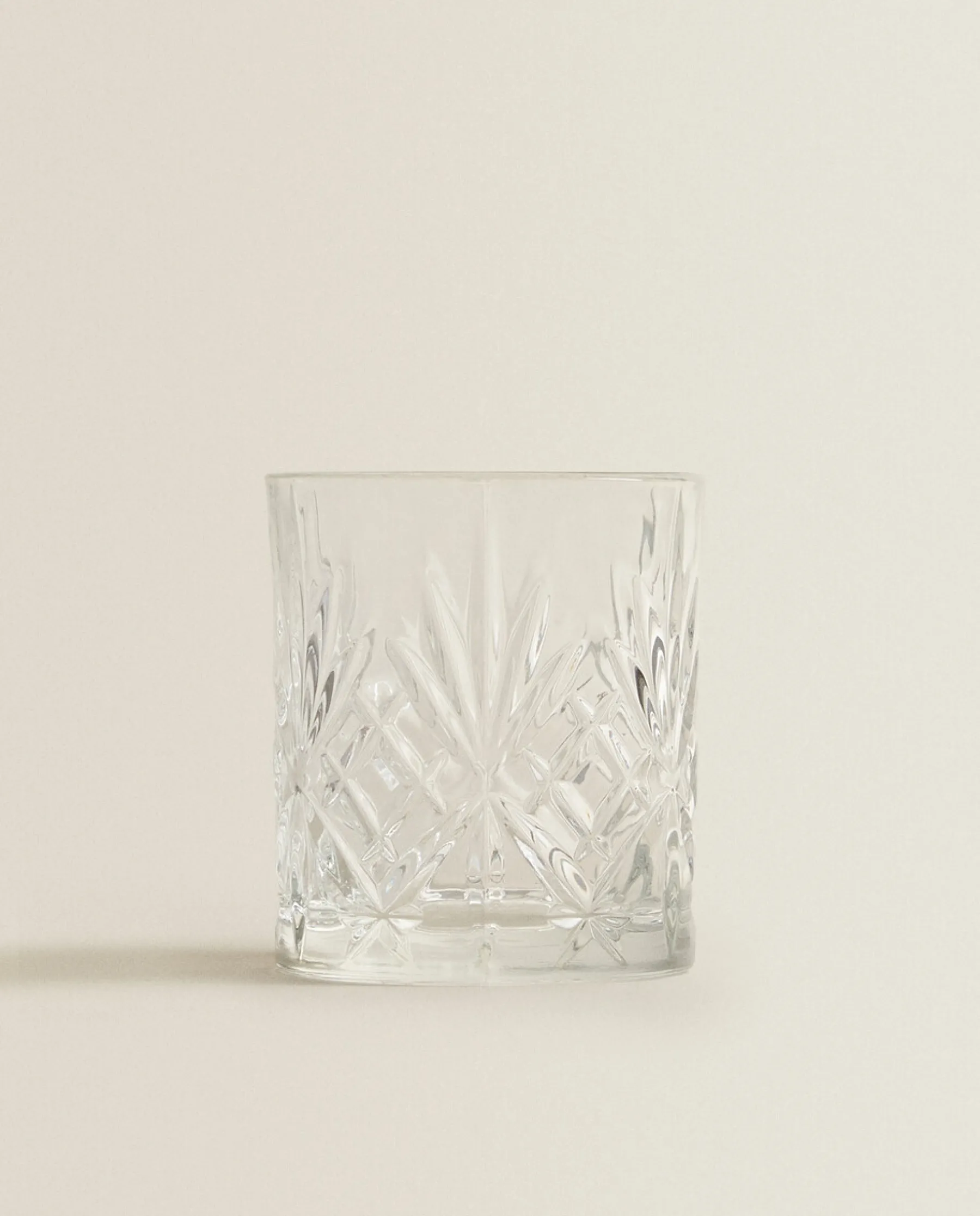 ZARA Home Crystalline Tumbler With Raised Design