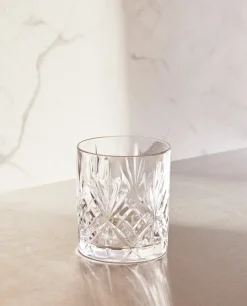 ZARA Home Crystalline Tumbler With Raised Design