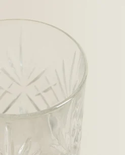 ZARA Home Crystalline Tumbler With Raised Design