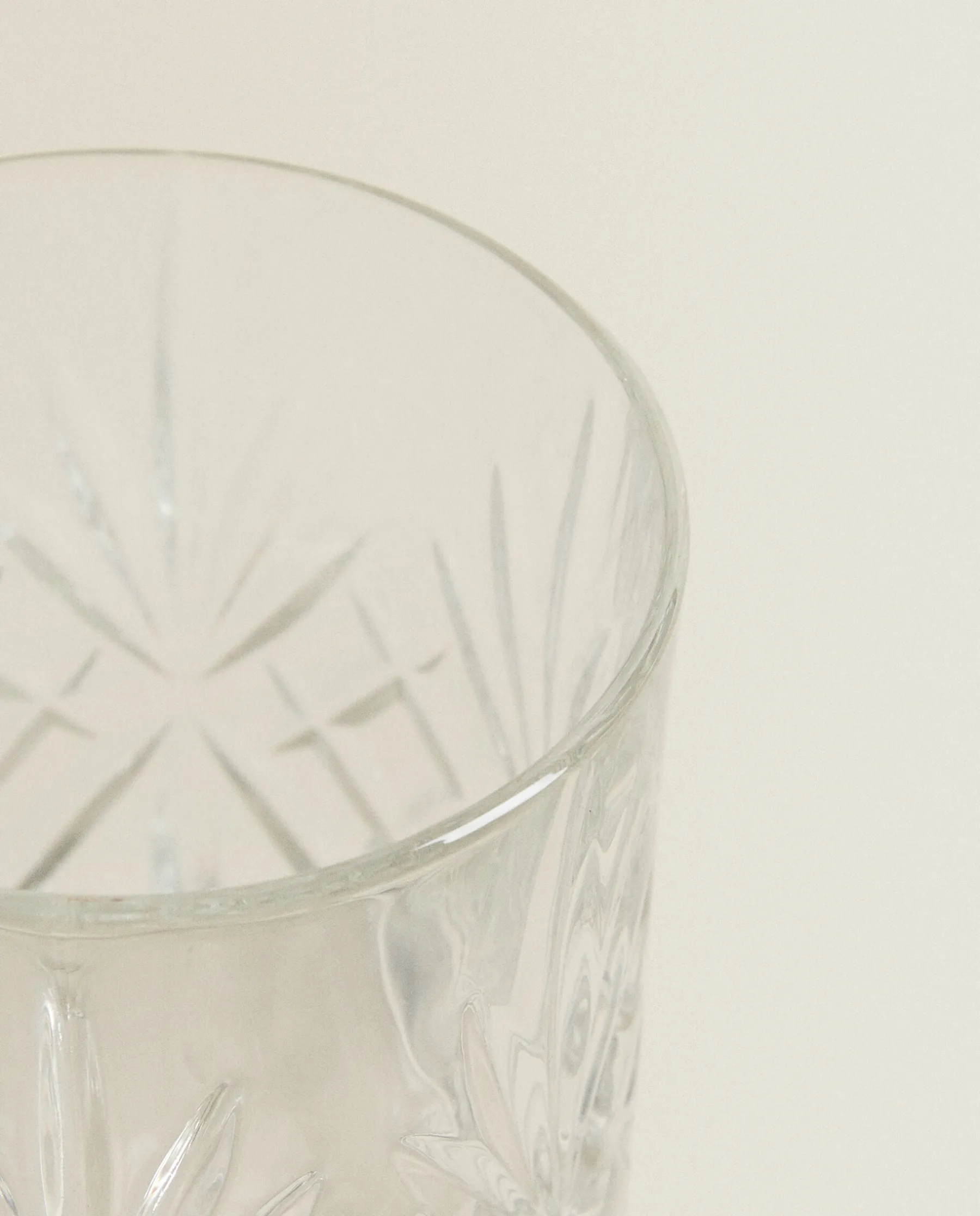 ZARA Home Crystalline Tumbler With Raised Design