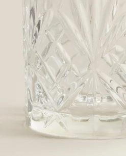 ZARA Home Crystalline Tumbler With Raised Design