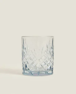 ZARA Home Crystalline Tumbler With Raised Design