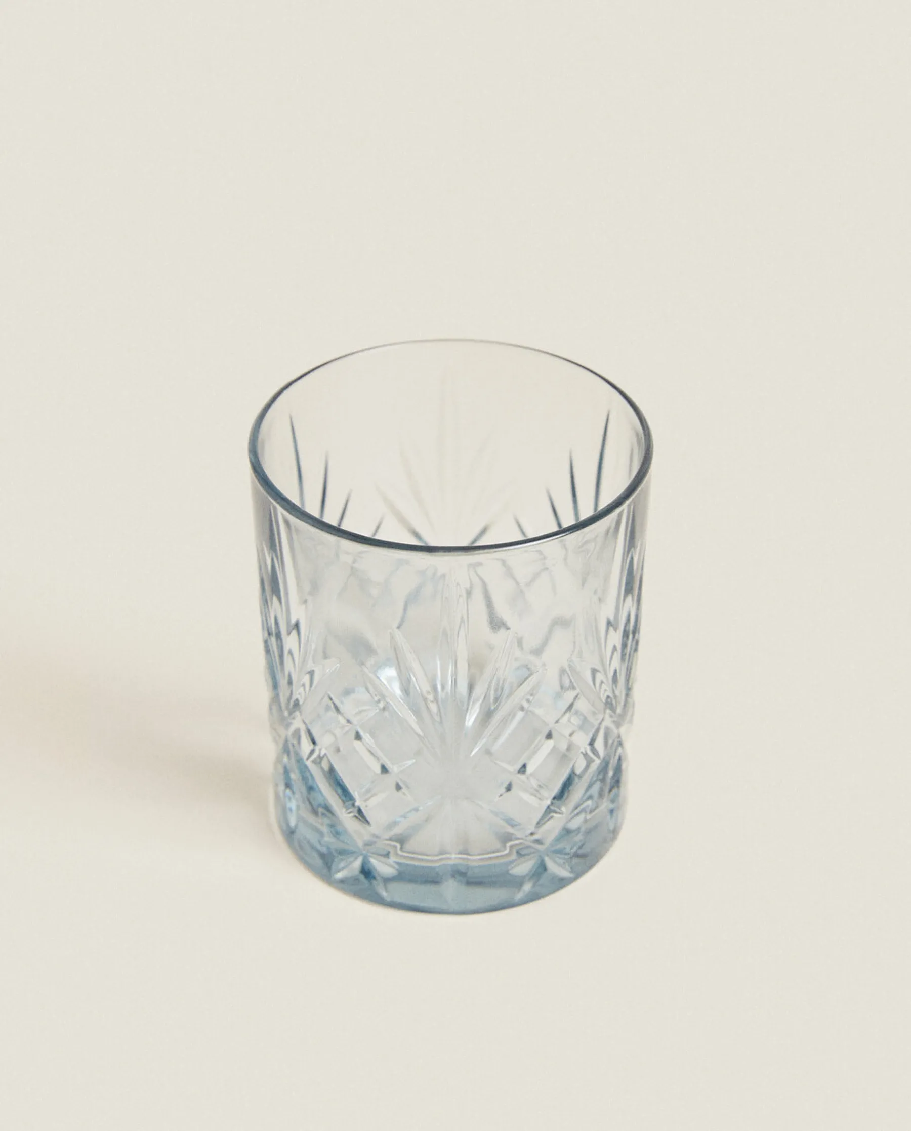 ZARA Home Crystalline Tumbler With Raised Design