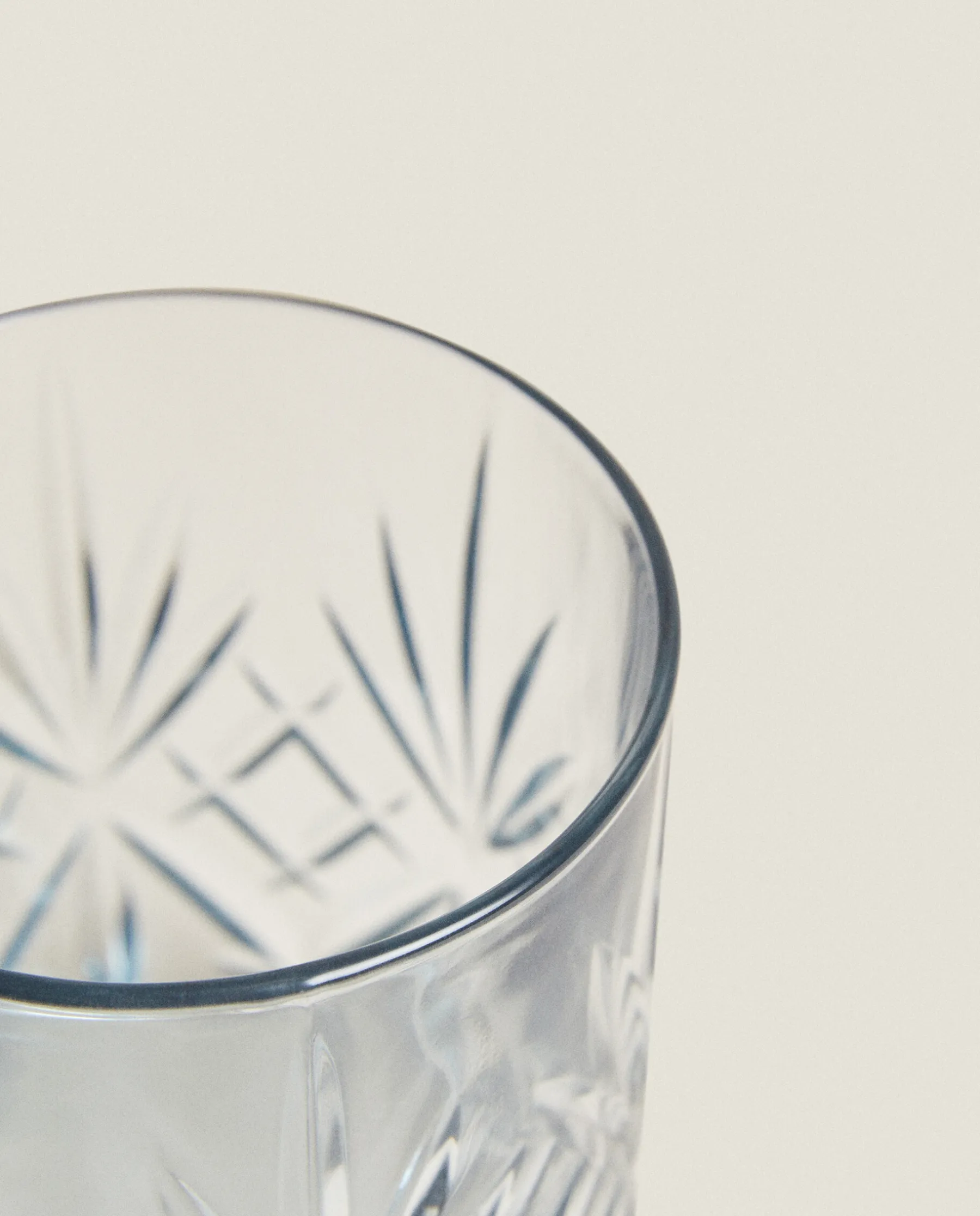 ZARA Home Crystalline Tumbler With Raised Design