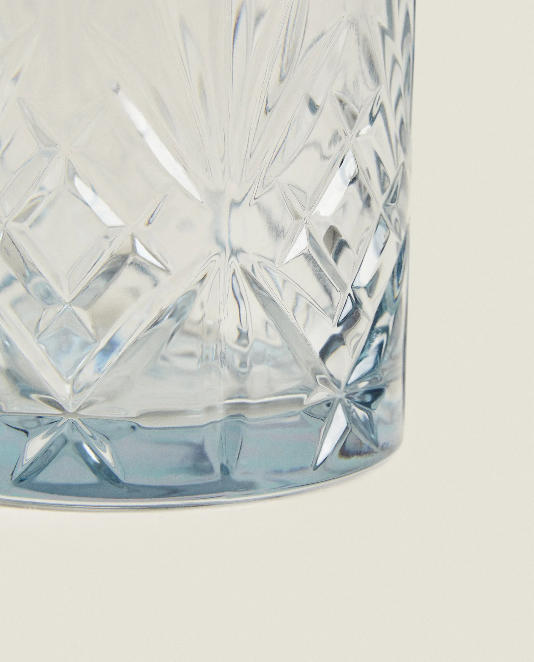 ZARA Home Crystalline Tumbler With Raised Design