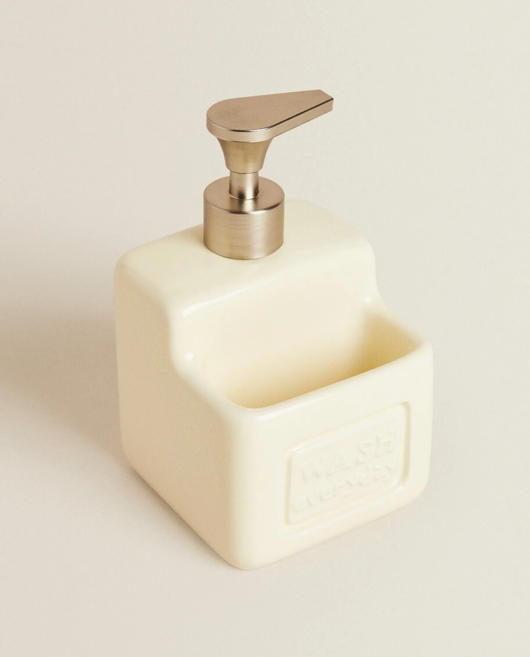 ZARA Home Dish Soap Dispenser With Storage