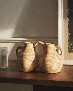 ZARA Home Double Ceramic Vase