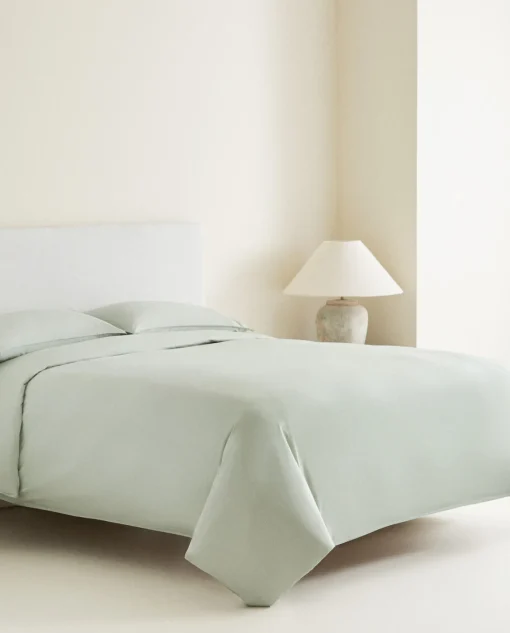 ZARA Home Double Topstitched Duvet Cover
