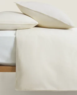 ZARA Home Double Topstitched Duvet Cover
