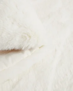 ZARA Home Double-Textured Faux Fur Blanket