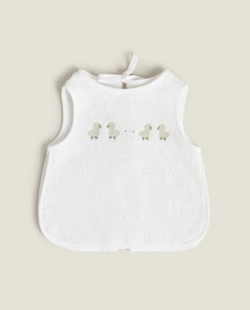 ZARA Home Duck Cross-Stitch Bib