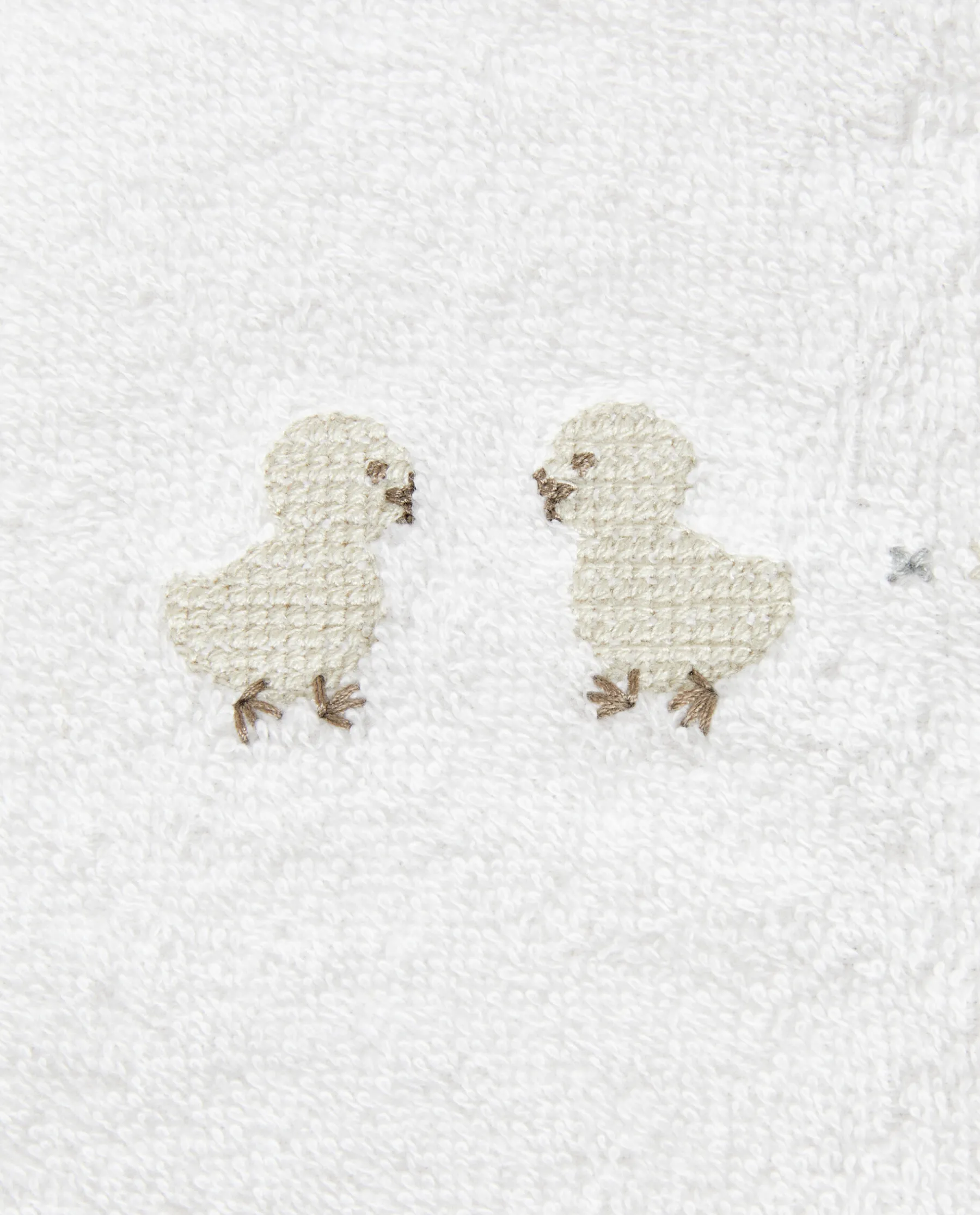 ZARA Home Duck Cross-Stitch Bib