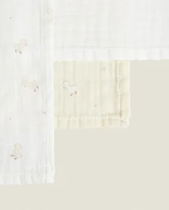 ZARA Home Duck Muslin Cloth (Pack Of 3)