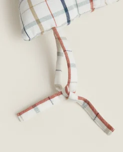 ZARA Home Dyed Thread Check Cushion