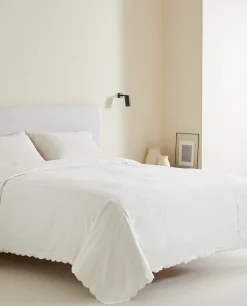 ZARA Home Embroidered Butterfly Bedspread
