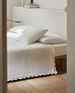 ZARA Home Embroidered Butterfly Bedspread