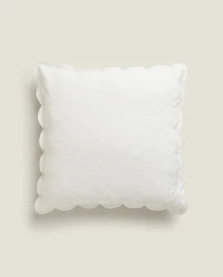 ZARA Home Embroidered Butterfly Throw Pillow Cover